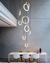 Wood Halo Chandelier