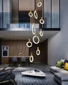 Wood Halo Chandelier