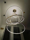 Falling Rings Chandelier