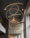 Falling Rings Chandelier