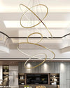Falling Rings Chandelier