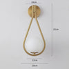 Drop Glass Wall Lamp