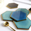 Portavasos Hexagonales Cerámica