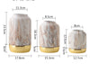 Marble & Metal Vases
