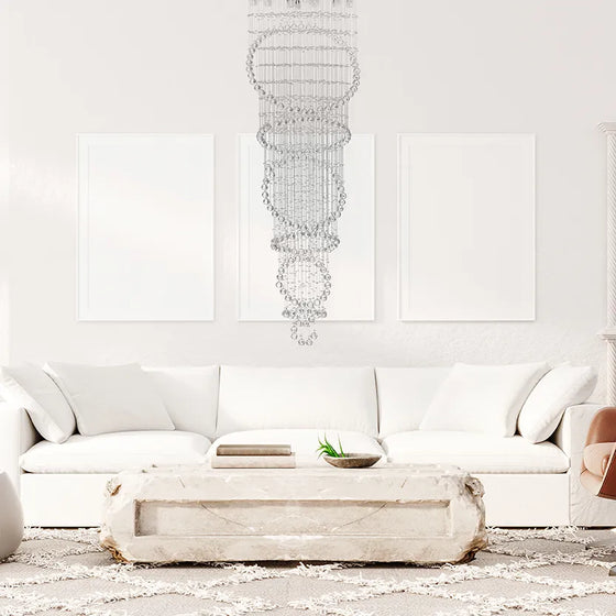 Crystal Rings Chandelier