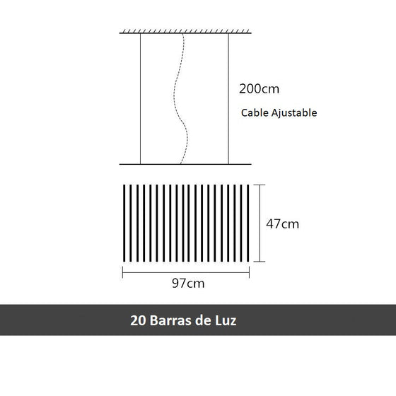 Lámpara Colgante Omega Outlet