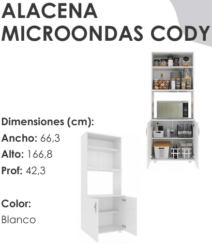 Alacena Microondas Cody.