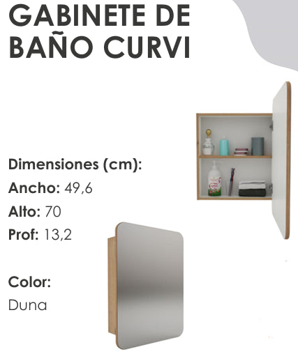 Gabinete de Baño CURVI.