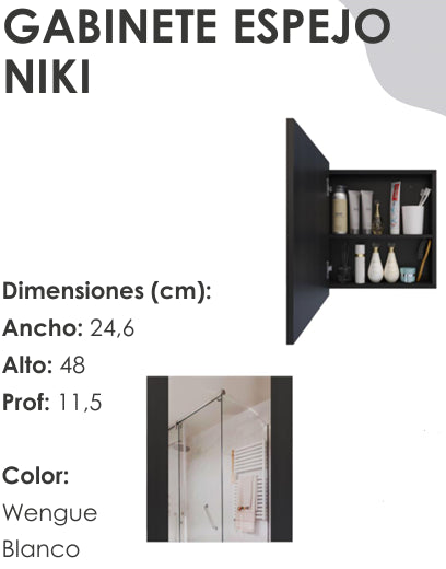 Gabinete Espejo NIKI.