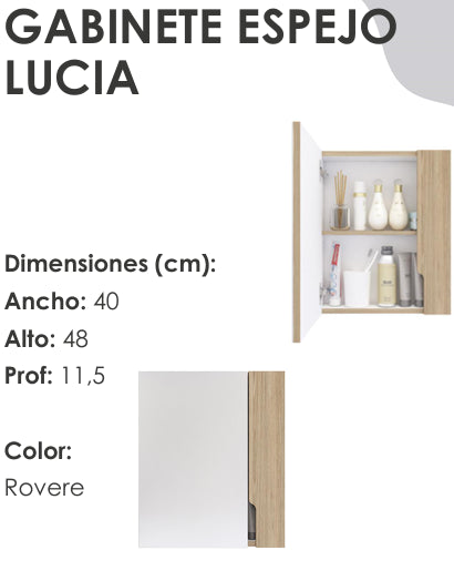 Gabinete Espejo LUCIA.