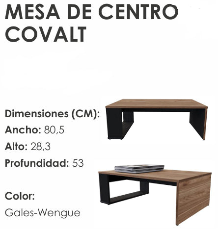 Mesa de Centro Covalt.