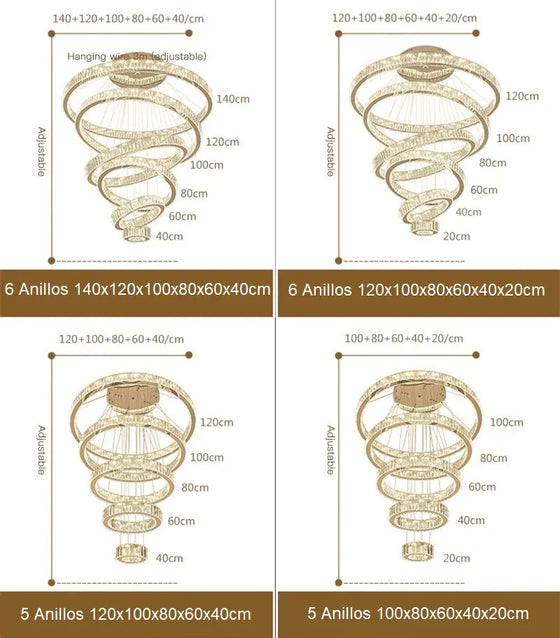 Candelabro Anillo de Diamante