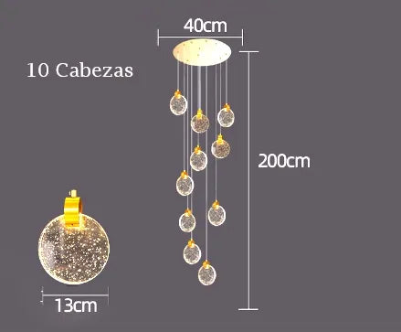 Marseille chandelier