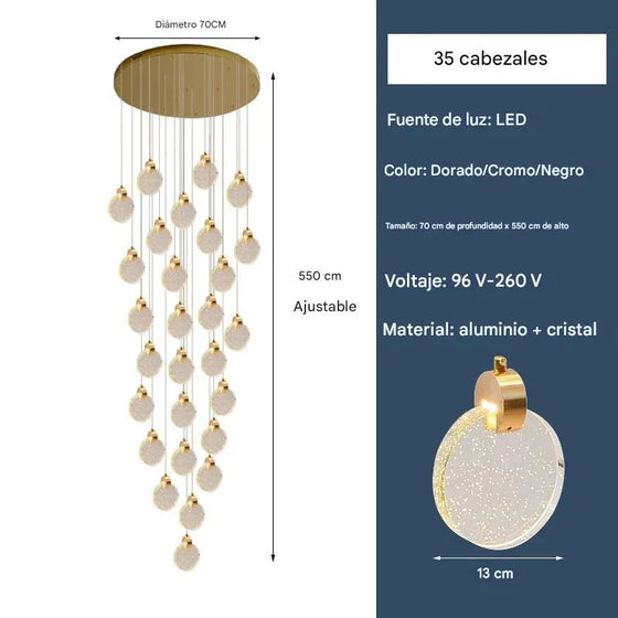 Marseille chandelier