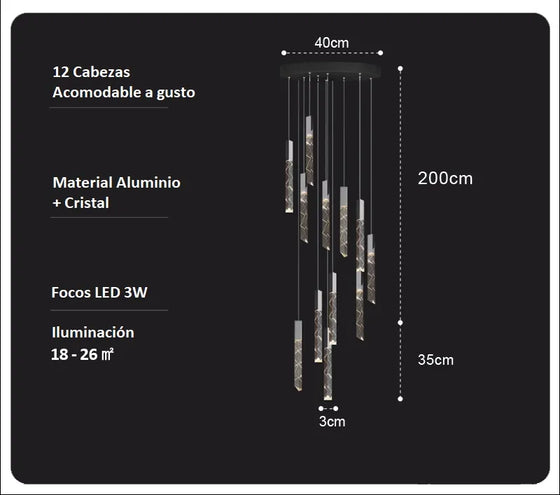 Obelisk Chandelier
