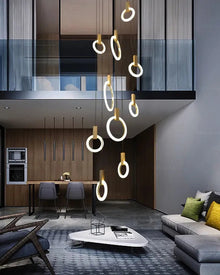  Candelabro Wood Halo