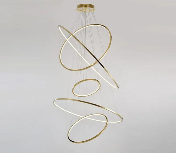 Falling Rings Chandelier