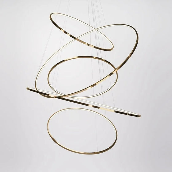 Falling Rings Chandelier