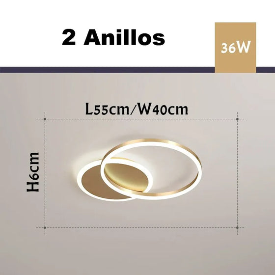 Lámpara Circle Wave