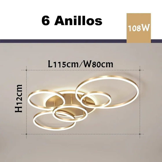 Lámpara Circle Wave