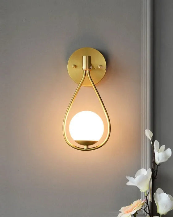 Drop Glass Wall Lamp