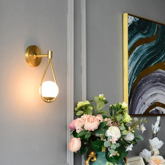 Drop Glass Wall Lamp