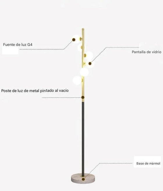 Lámpara de Pie Perla