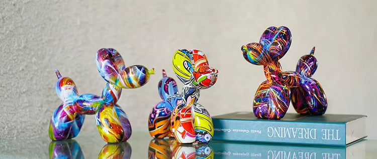 Escultura Perro de Globo.
