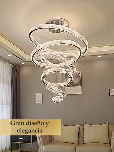 Diamond Ring Chandelier