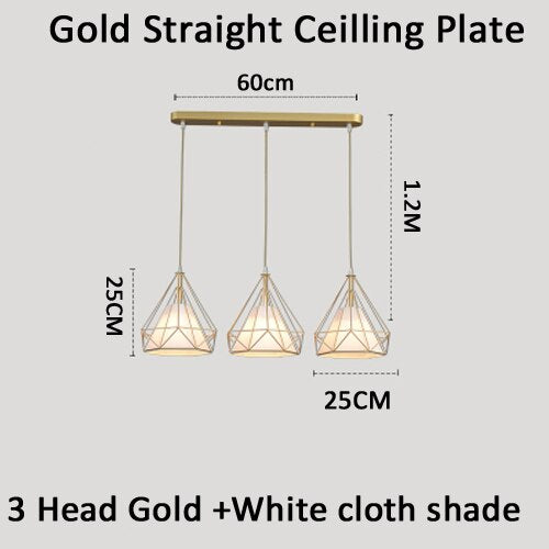 Städtische geometrische Pendelleuchte