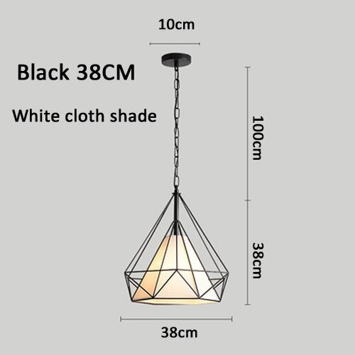 Städtische geometrische Pendelleuchte