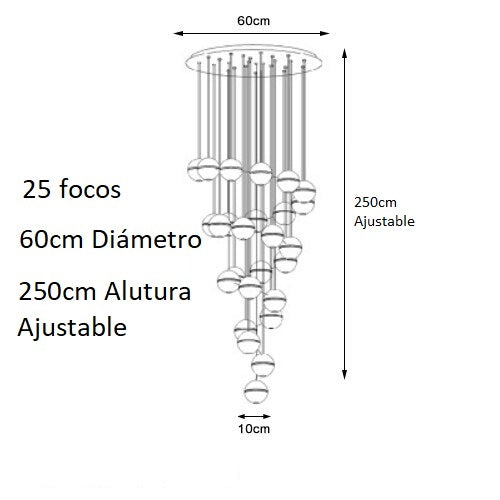 Candelabro Bubble Light