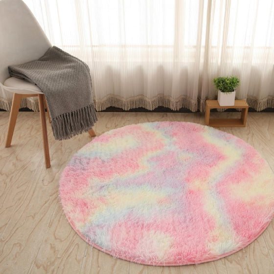 Alfombra de Felpa Circular