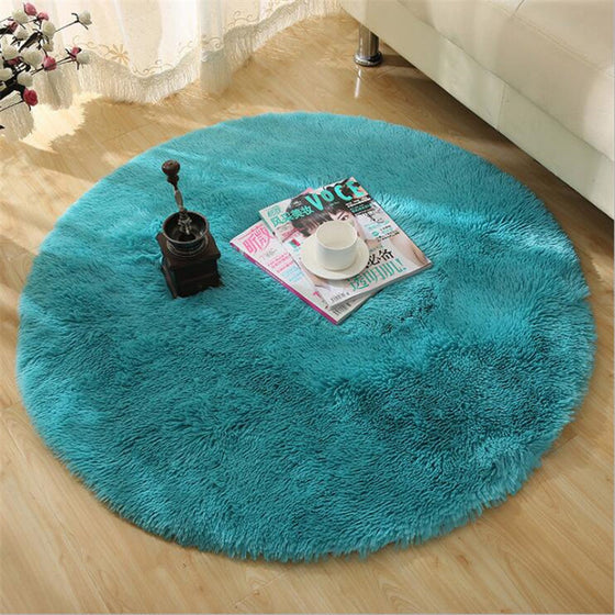 Alfombra de Felpa Circular