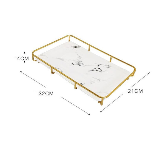 Bandeja Profunda textura Mármol