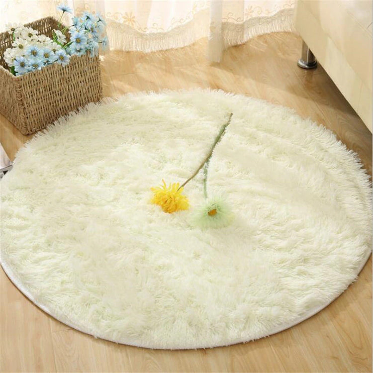 Alfombra de Felpa Circular.