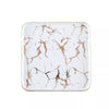 Square Ceramic Plate Marble style