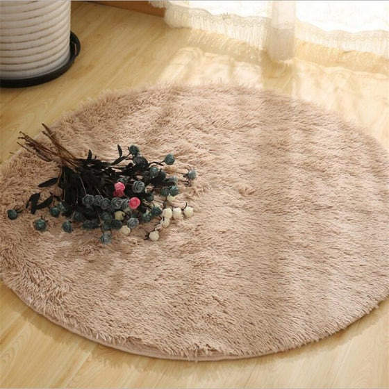 Alfombra de Felpa Circular