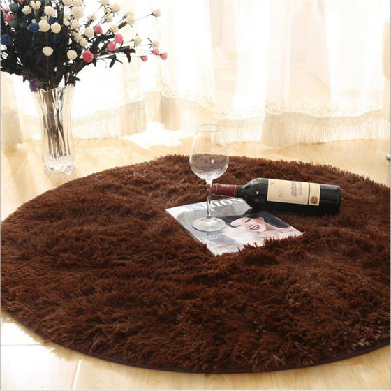 Alfombra de Felpa Circular