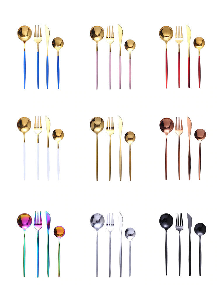 Set cubiertos 24 pzs.