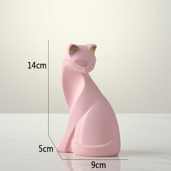 Pink Cat Figure