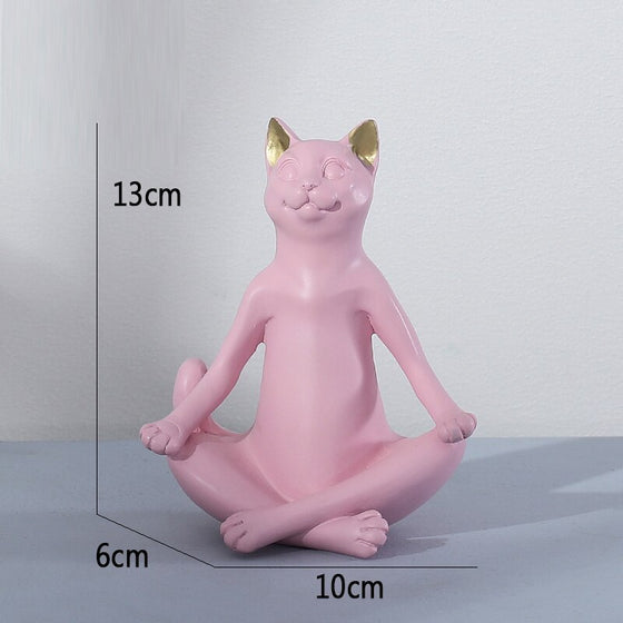 Pink Cat Figure