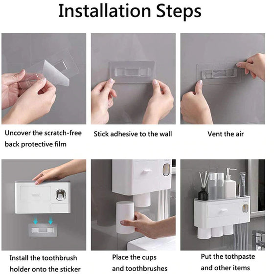 Automatic Dispenser of toothpaste with Multifunctions