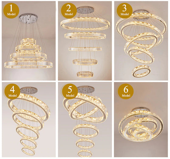 Diamond Ring Chandelier