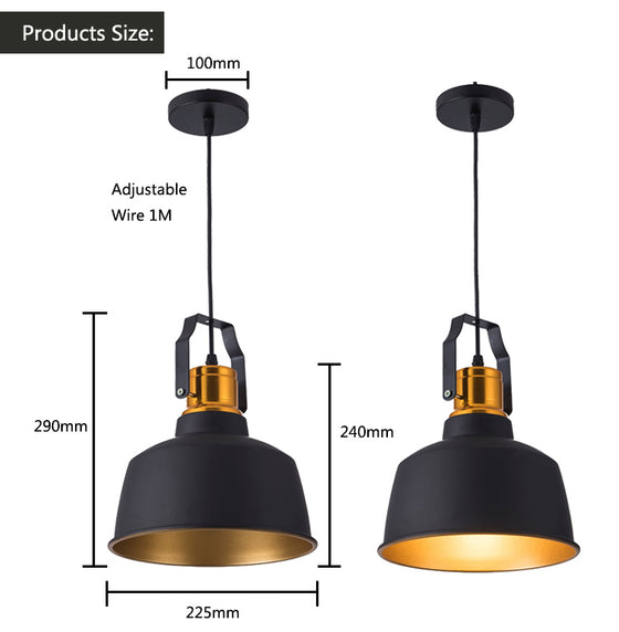 Urban Black Pendant Lamp