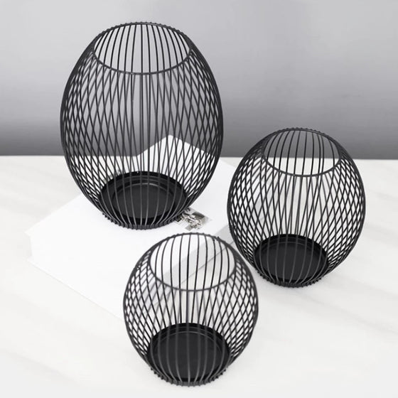 Set 3 Cage Vases