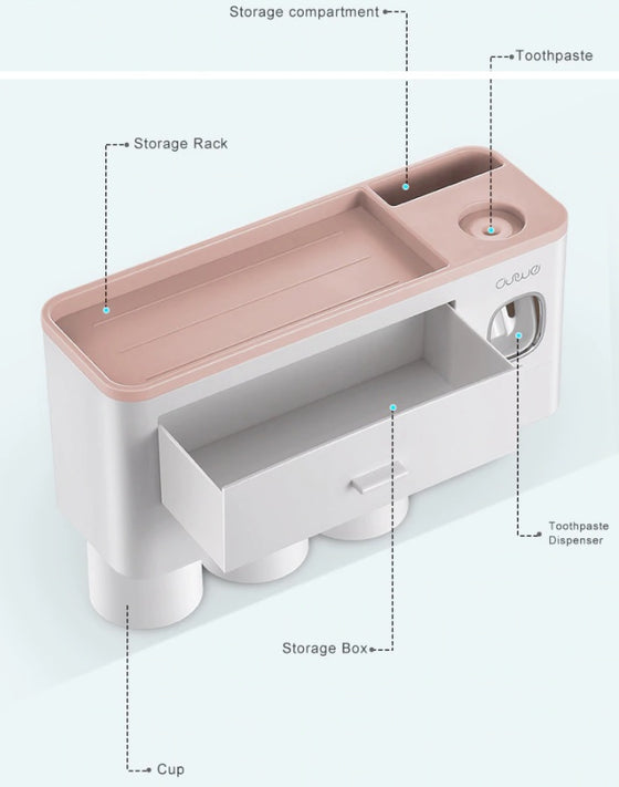 Dispensador Automático de pasta dental con Multifunciones