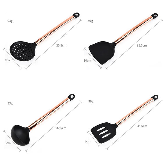 Luxury Line Silicone Utensils Set