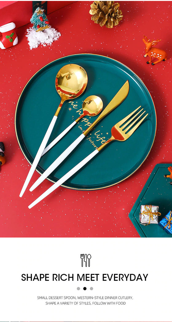Set cubiertos 24 pzs