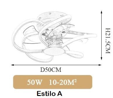 Ventilador de Techo Flor